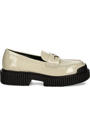 Armani Exchange Loafers med lakeret finish