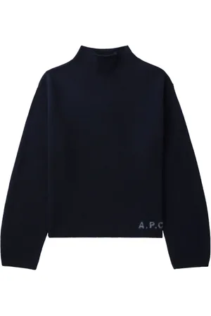 A.P.C. Trøje i jomfruuld med logotryk