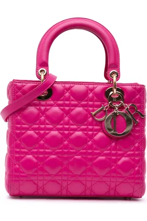 Dior Medium Cannage Lady Dior satchel-taske i lammeskind fra 2013