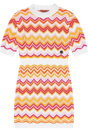Missoni Chevron-strikkjole