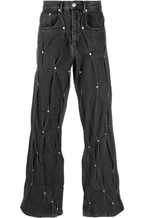 Kusikohc Multi-Rivet jeans med lige ben