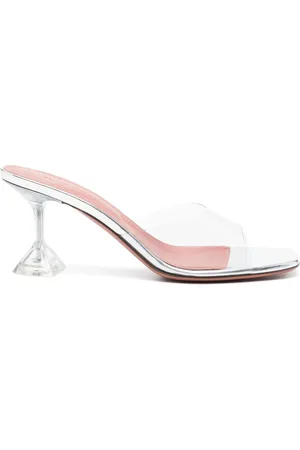 Amina Muaddi 85 mm Lupita Glass sandaler