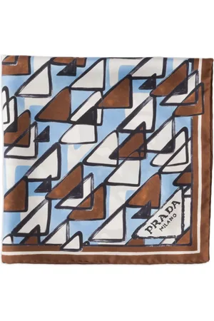 Prada Tørklæde med geometrisk tryk