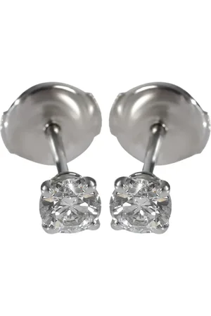 Cartier Solitaire ørestikkere i 18 karat hvidguld med diamant