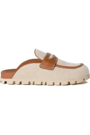 Miu Miu Mules i lærred