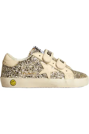 Golden Goose Old School sneakers med glimmer-design