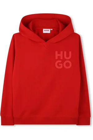 HUGO BOSS Hættetrøje med logotryk