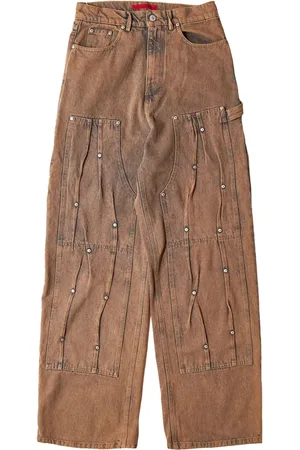 Kusikohc Jeans med nittedetalje