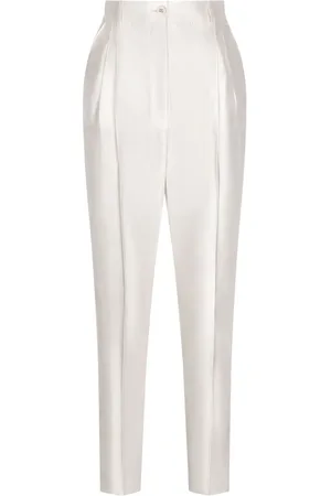 Dolce & Gabbana Shantung bukser med læg