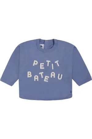 Petit Bateau T-shirt med logoapplikation