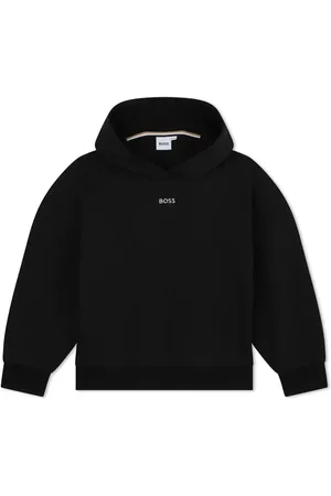 HUGO BOSS Hættetrøje med broderet logo