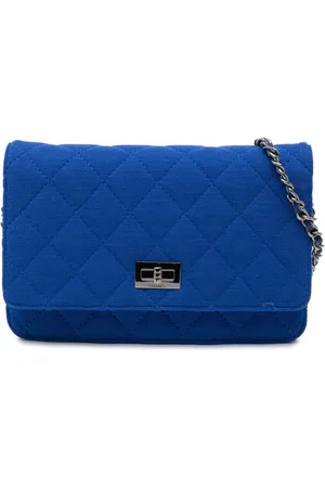 CHANEL Quiltet Reissue 2.55 crossbody-taske i jersey fra 2013-2014