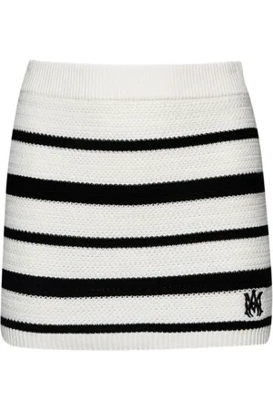 AMIRI Kort nederdel med logobroderi
