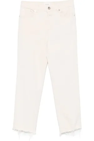 Closed Jeans med frynset kant
