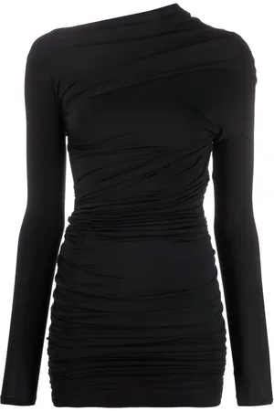 Balenciaga Kort asymmetrisk snoet kjole