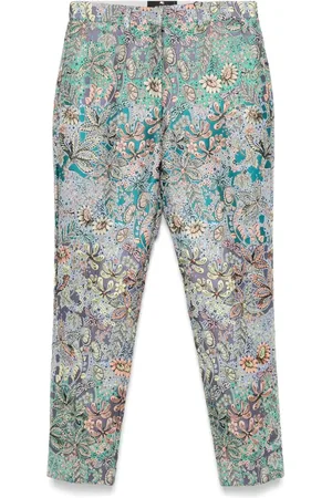 Etro Bukser i jacquard med blomstermønster