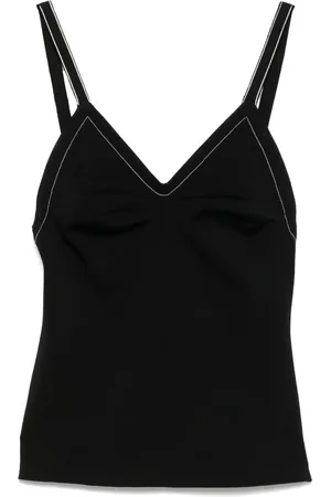 Carven Top med kontrastsyning