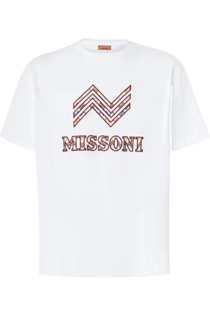 Missoni T-shirt med logobroderi