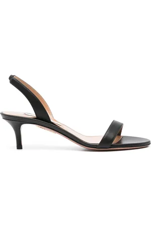 Aquazzura So Nude 50mm sandaler i læder