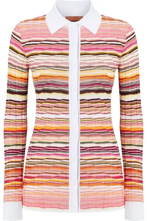Missoni Strikket skjorte med striber
