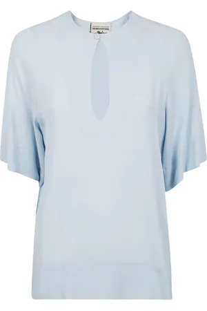SEMICOUTURE Bluse med udskæringsdetaljer