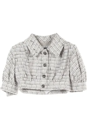 CHANEL Kort jacka i tweed från 1986-1988
