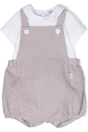 Il gufo Stribet overalls-sæt