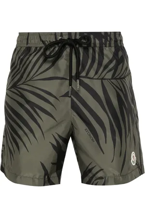 Moncler Badeshorts med palmetryk