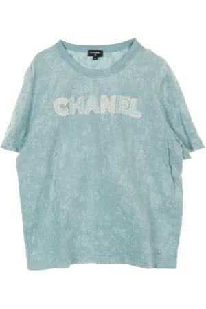CHANEL T-shirt med logotyp från 1986-1988