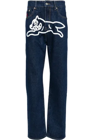 ICECREAM Jeans med Running Dog-tryk