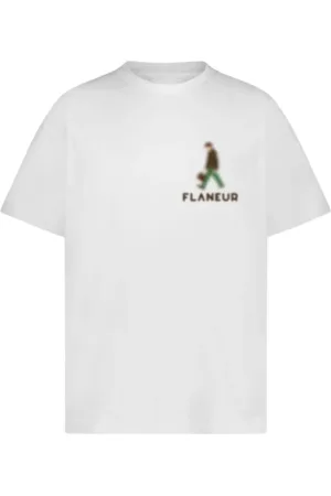 FLÂNEUR T-shirt med sløret klapvogntryk