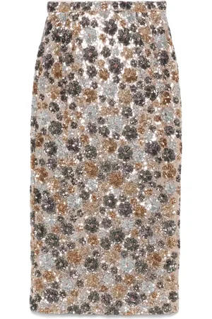 Nº21 Pailletudsmykket midi-nederdel