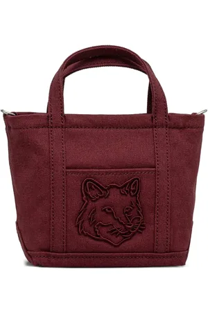Maison Kitsuné Mini Fox Head-tote