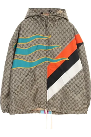 Gucci GG Supreme jacka med huva från 2010-talet