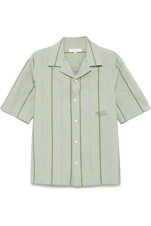 Maison Kitsuné Stribet skjorte