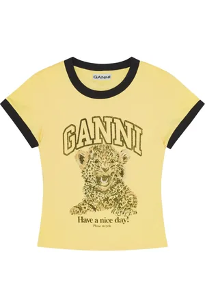 Ganni Leopard-T-shirt