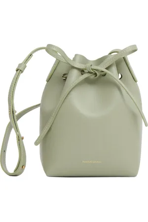 Mansur Gavriel Lille bucket-taske i læder