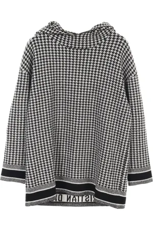 Dior Hundtandsmönstrad hoodie från 2010-talet