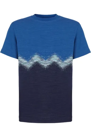 Missoni T-shirt med zigzag-tryk