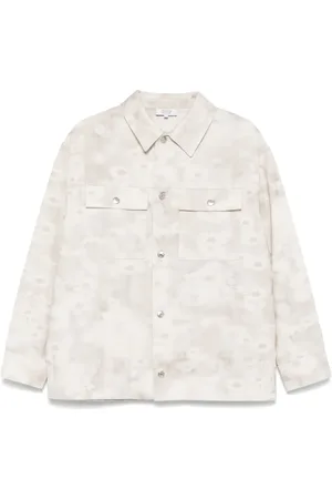 Maison Kitsuné Overskjorte med Daisy Field-tryk