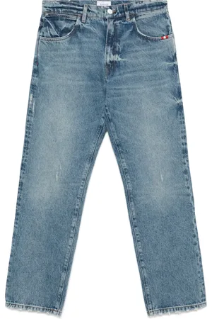 AMISH Jeans med slitageeffekt