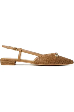 Twin-Set Vævede slingback-sko