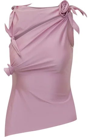 COPERNI Blomstret top i mesh