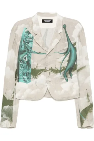 UNDERCOVER Blazer med grafisk tryk