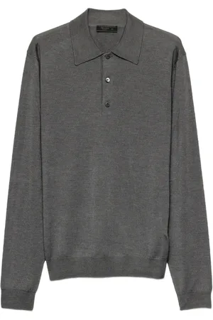 Prada Polo i kashmir-blanding