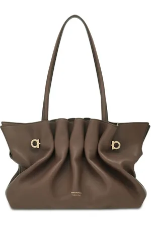 Salvatore Ferragamo Mellemstor blød skuldertaske