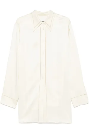 Jil Sander Skjorte med broderet motiv