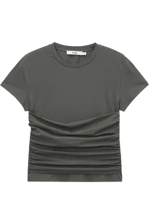 B+AB T-shirt med ruchedetalje