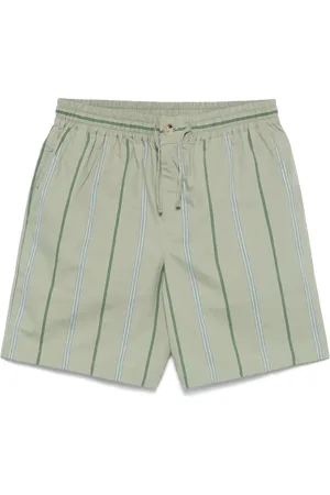 Maison Kitsuné Stribede shorts