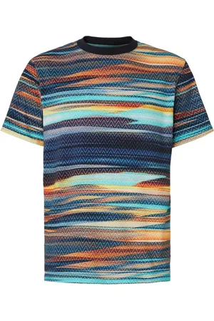 Missoni T-shirt med zigzag-tryk